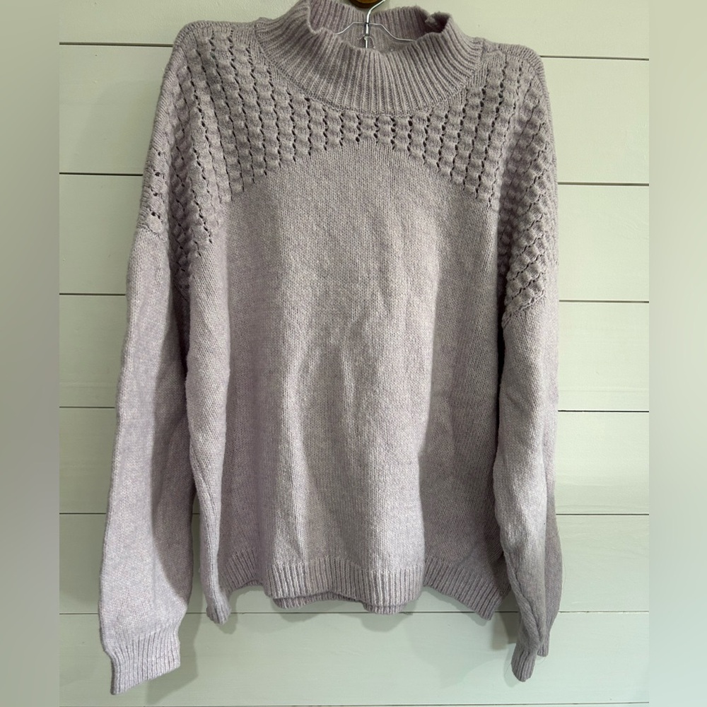 Maurices Soft Lavender Purple Turtleneck Sweater
